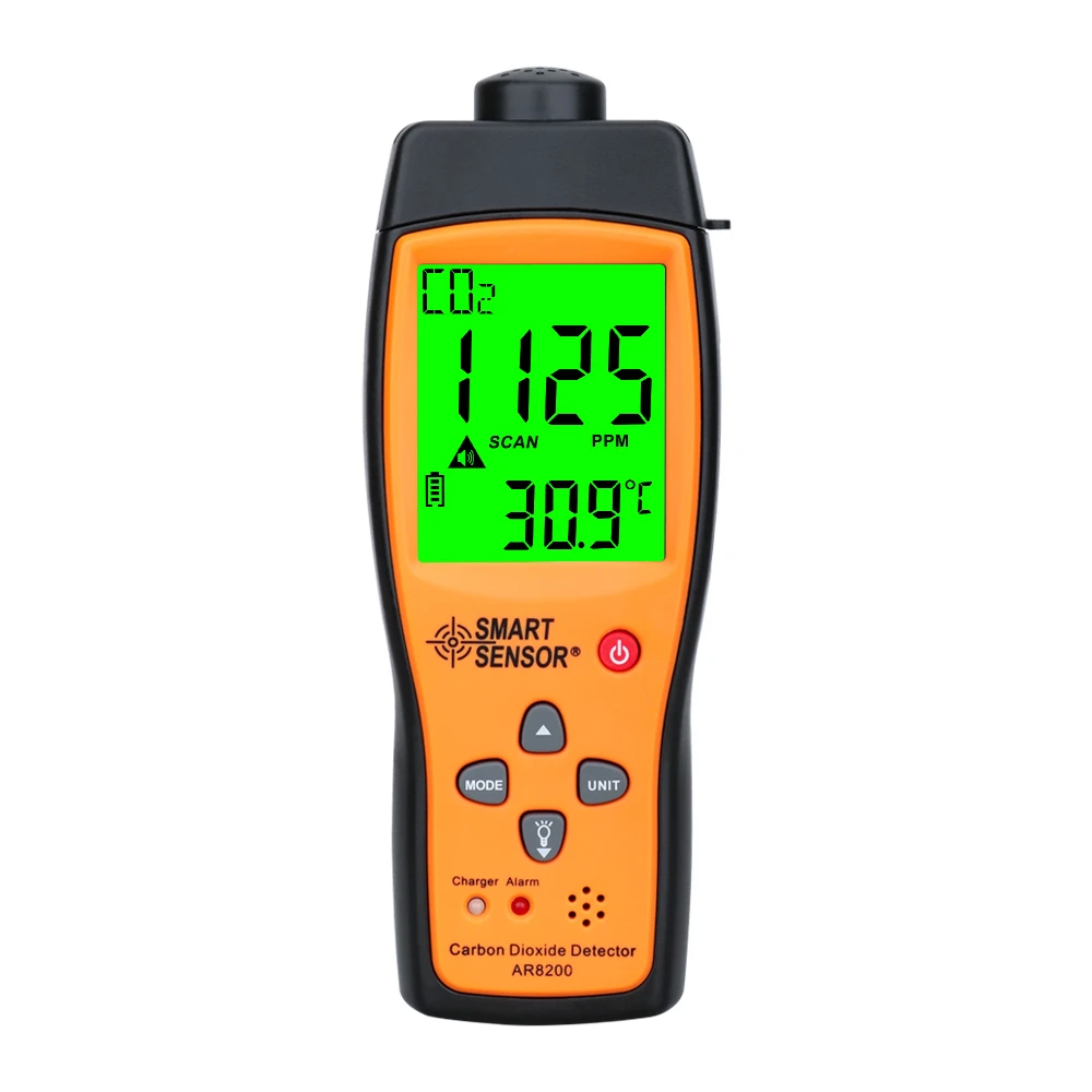 1 Portable CO2 carbon dioxide detector