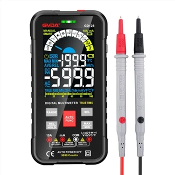 Gorchymyn Cwsmer Wcráin 200pcs Smart True RMS Digital Multimeter GVDA GD128
